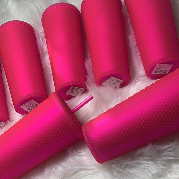 ‼️‼️SOLD‼️‼️ Starbucks PINK Studded Tumbler “NEW” - Picture 2 of 7